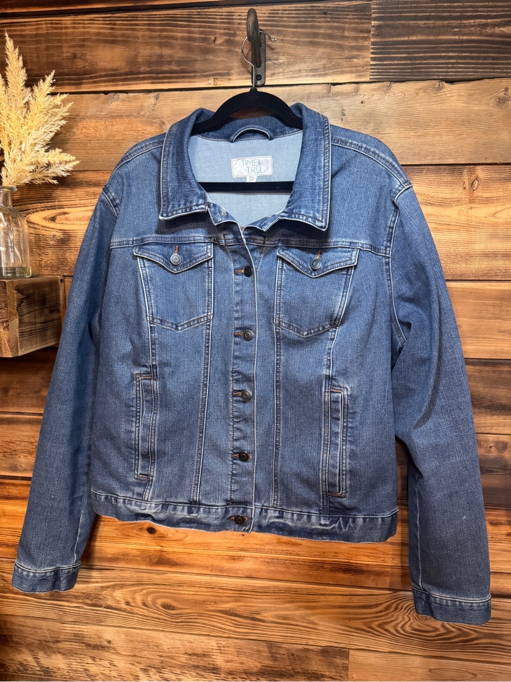 Time and Tru Plus Size Denim Jean Jacket – Size 22 XXXL
